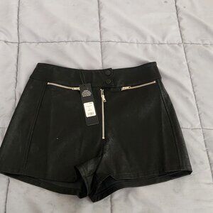 Fashion Nova Pleather shorts